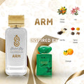 عطر ARM للجنسين – مستوحى من Vert Malachite | عطر زهري منعش بالفانيليا