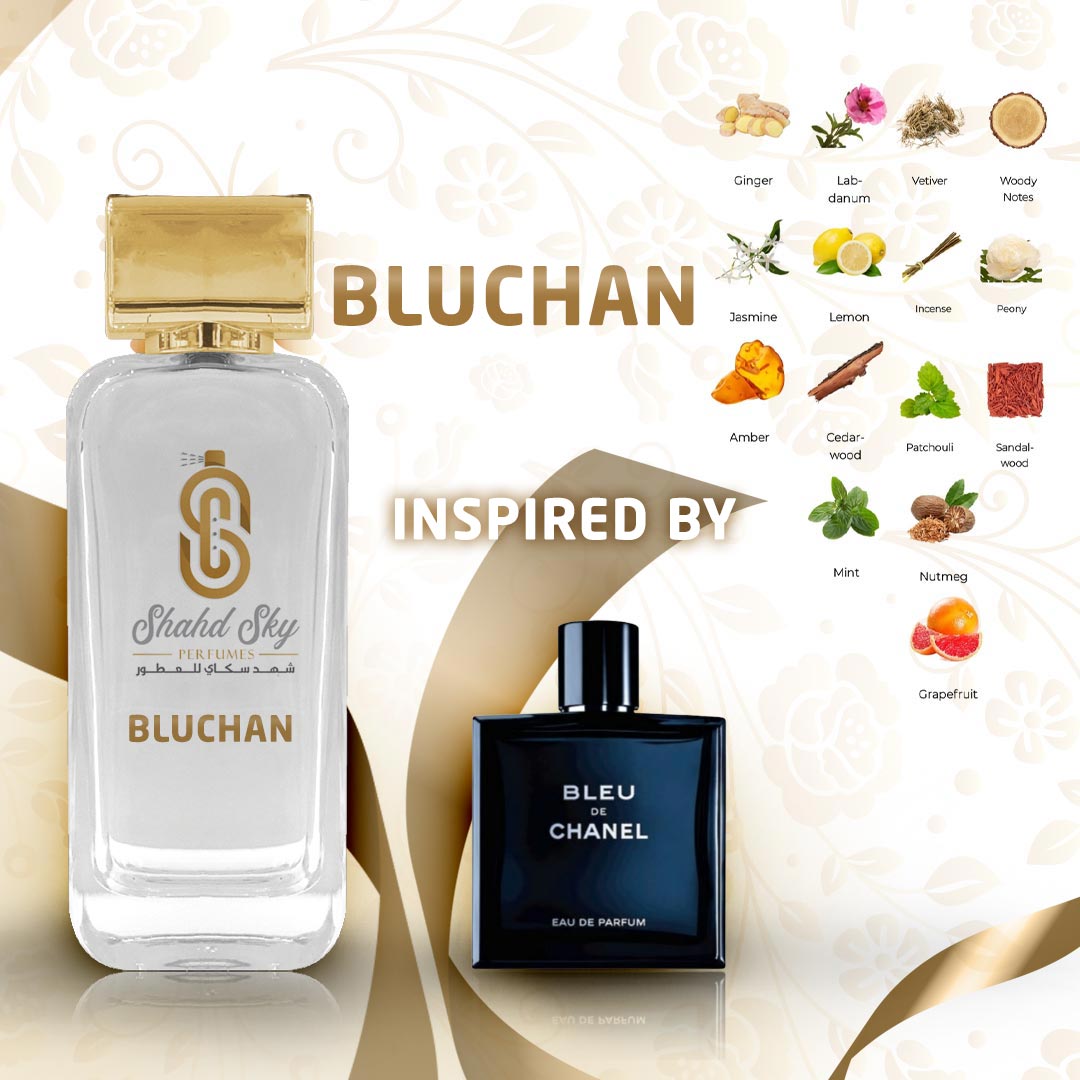 BluChan-عطر  من Shahd Sky – فخامة مستوحاة من Bleu de Chanel برائحة منعشة وجذابة