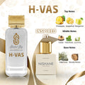 عطر H-VAS  فخامة منعشة مستوحاة من Hacivat برائحة راقية وثابتة