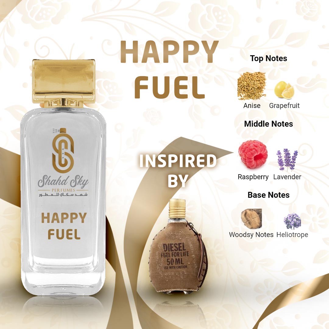 عطر HAPPY FUEL  مستوحى من Fuel for Life