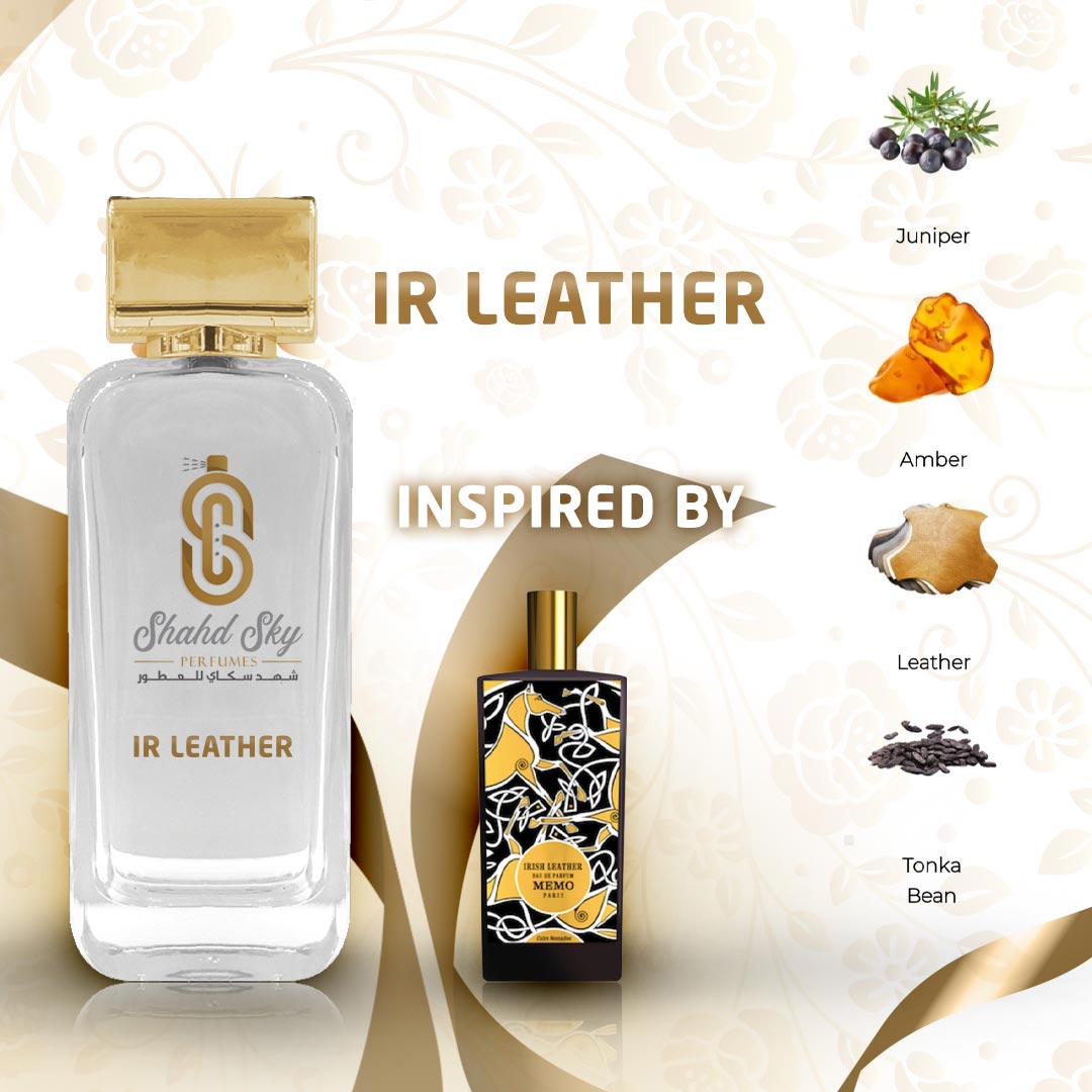 عطر IR LEATHER فاخر مستوحى من Irish Leather | ثبات قوي ورائحة جلدية