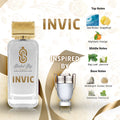 عطر INVIC انتعاش وقوة مستوحاة من Invictus برائحة رياضية جذابة