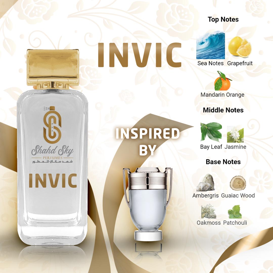 عطر INVIC انتعاش وقوة مستوحاة من Invictus برائحة رياضية جذابة