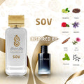 عطر SOV – مستوحى من Sauvage | عطر رجالي منعش بثبات عالي وفوحان قوي