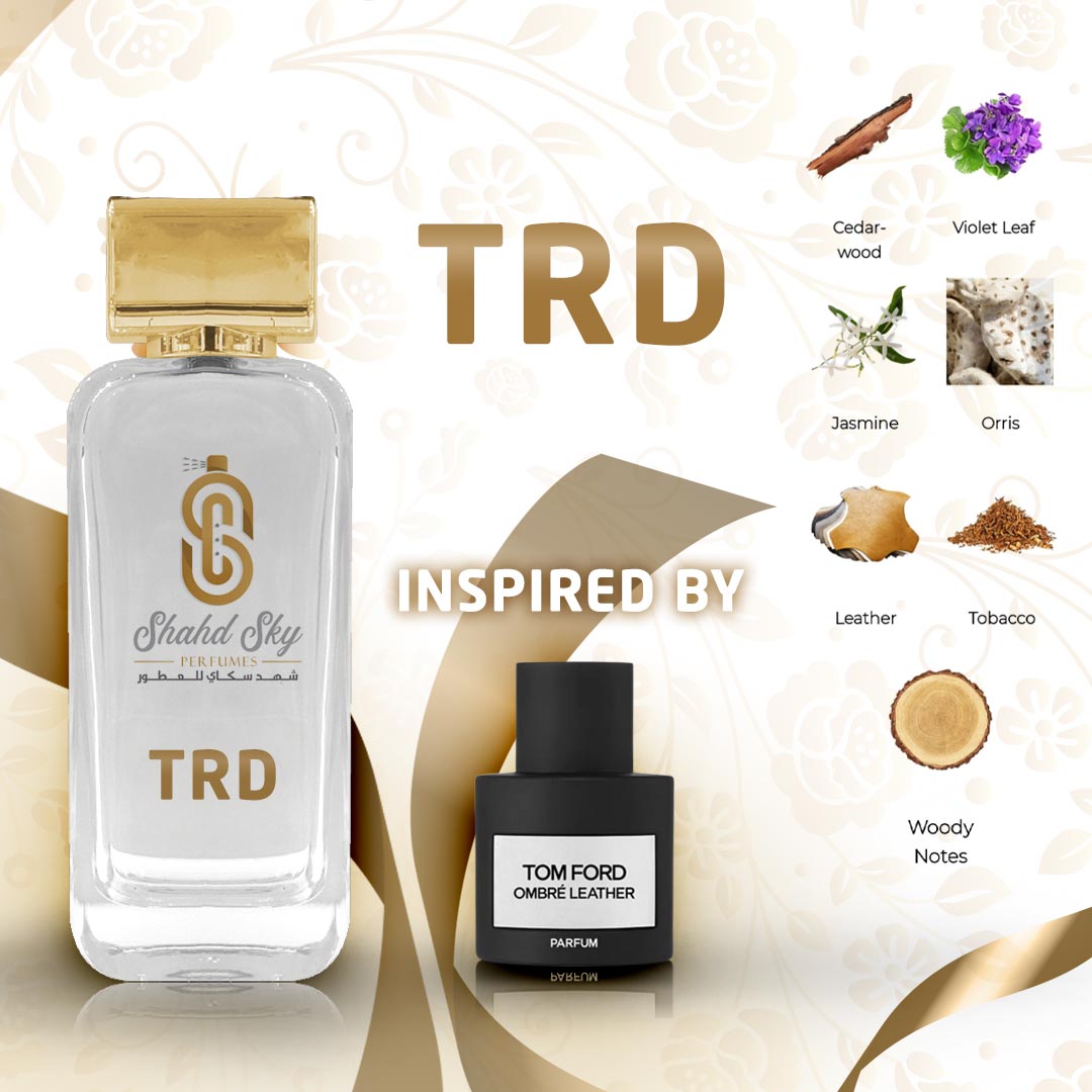 عطر TRD للجنسين – مستوحى من Ombre Leather | عطر جلدي فاخر بثبات عالي