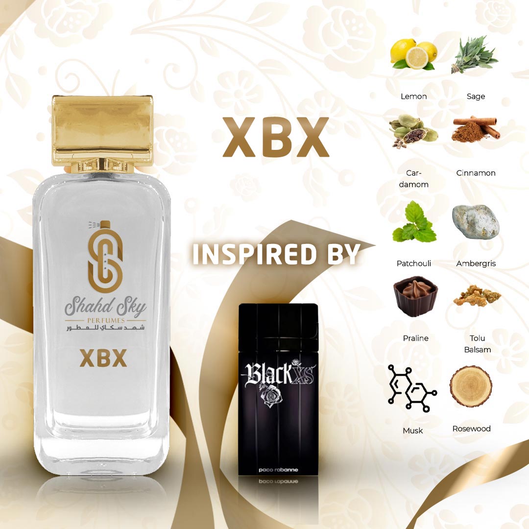 عطر XBX من Shahd Sky – فخامة مستوحاة من Black XS برائحة شرقية جذابة